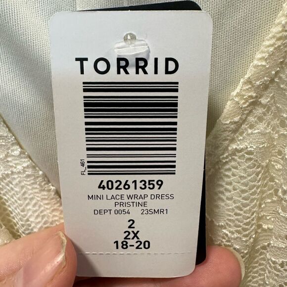 NWT Mini Lace Wrap Dress size 2 - Picture 14 of 16